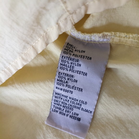 Bimini Bay Outfitters LTD shirt vented fishing button front yellow nylon… - Picture 6 of 6